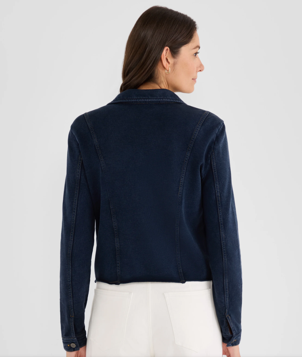 Nic + Zoe jacket 252099, Denim Look knit