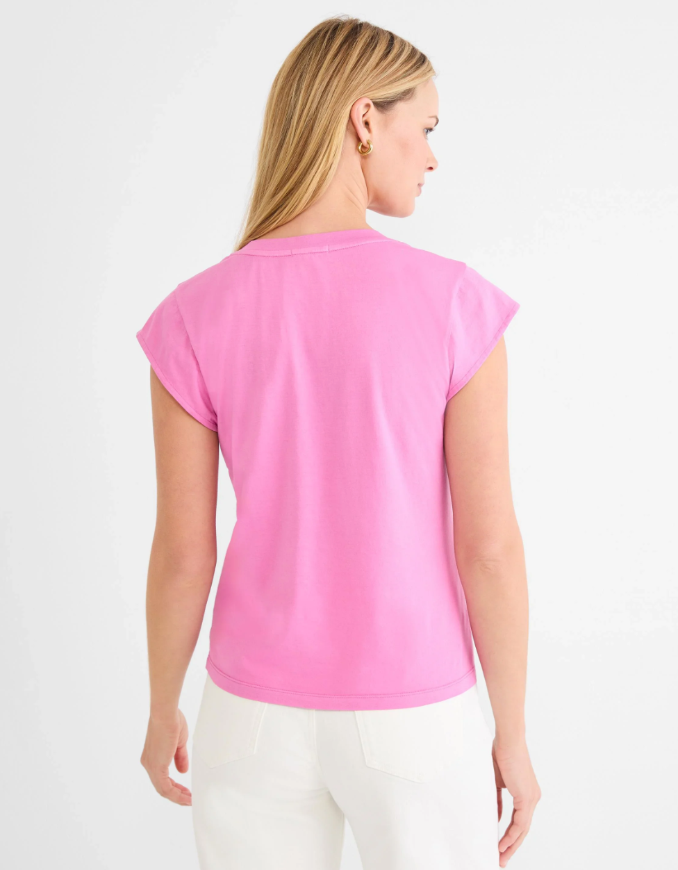Nic + Zoe shirt 262076, cap-sleeve supima cotton tee