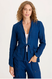 XCVI jacket 14858, Floris front-tie