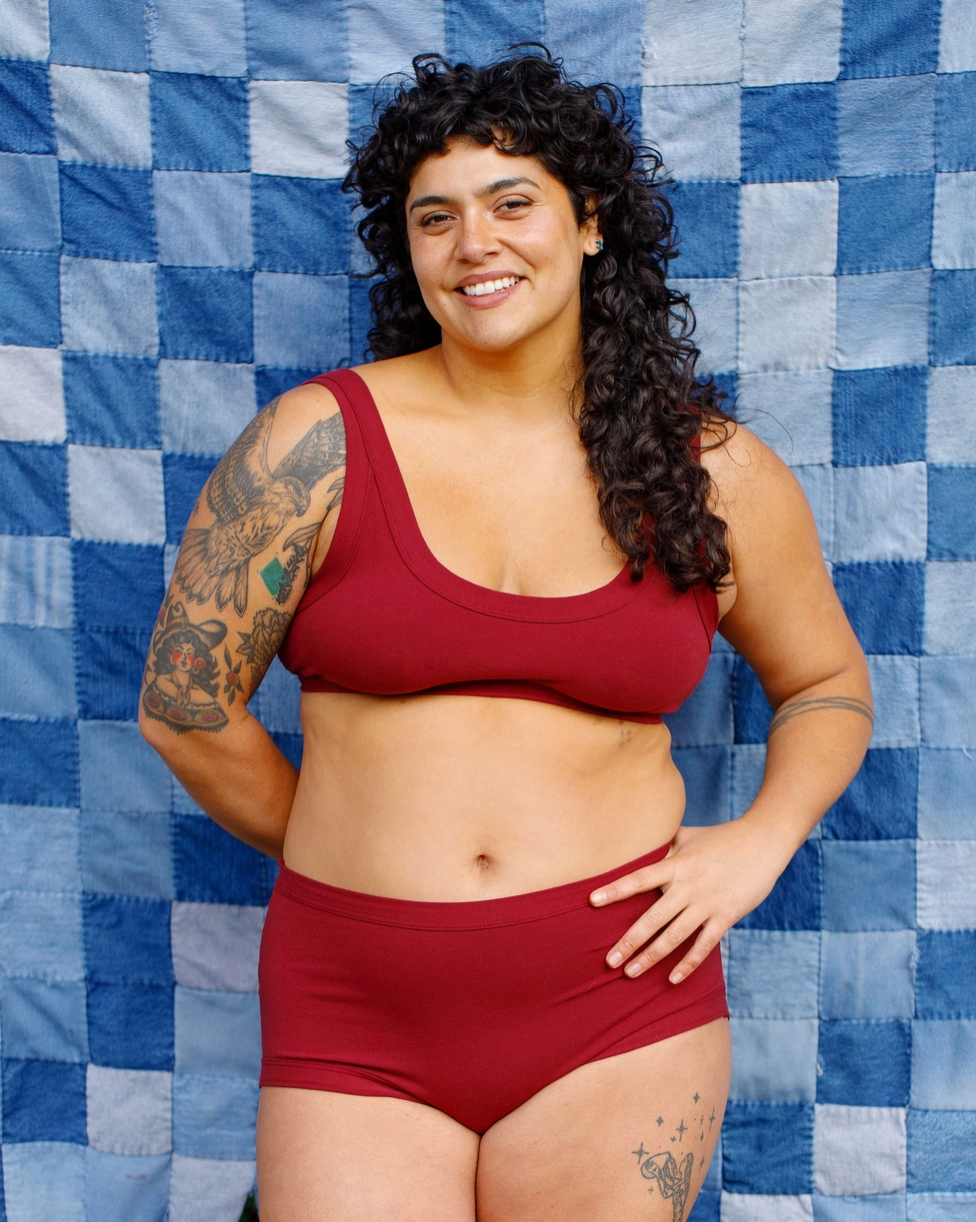 Thunderpants panties, Original Tuscan red solid