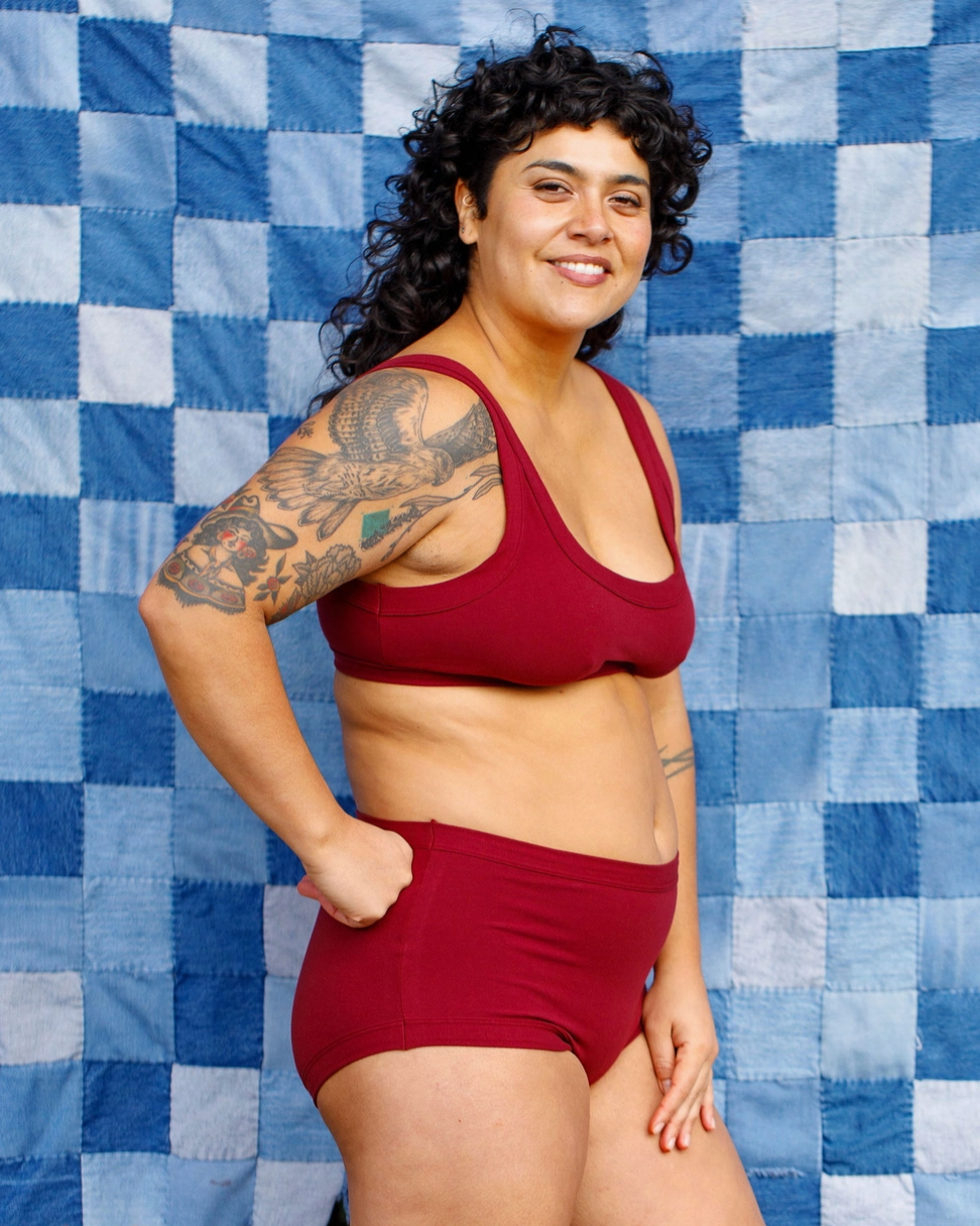 Thunderpants panties, Original Tuscan red solid