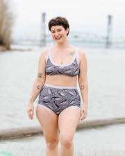 Bragas Thunderpants, Sky Rise Blueberry Blue liso