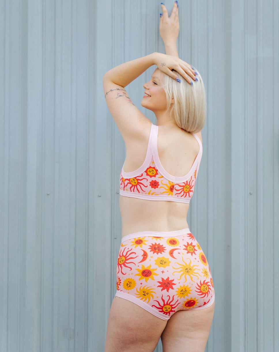 Thunderpants panties, Sky Rise Luna y Sol print