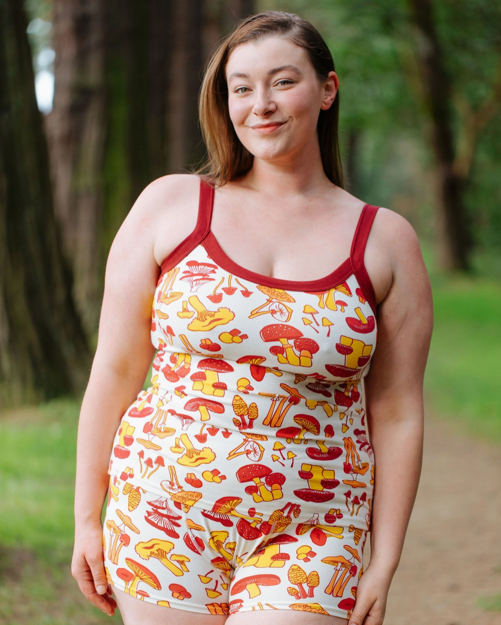 Thunderpants cami, Whadda Fungi print