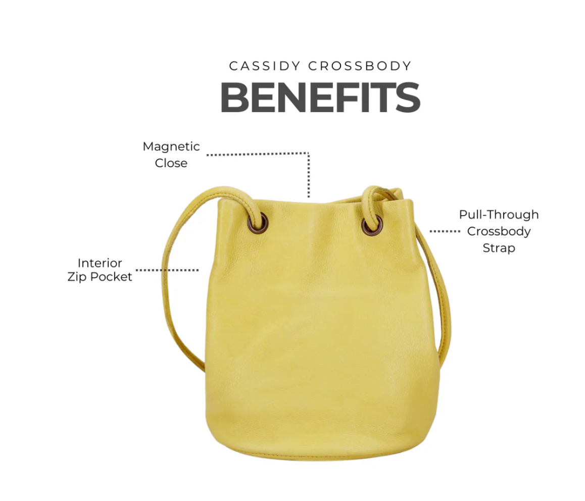 Latico purse, Cassidy crossbody fabric with leather trim