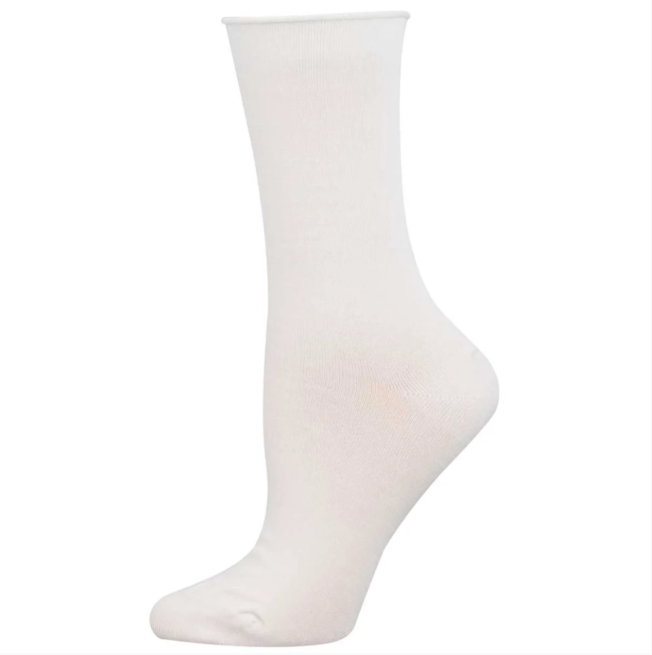 Socksmith bamboo crew, solid women's sizing (15+ colors)
