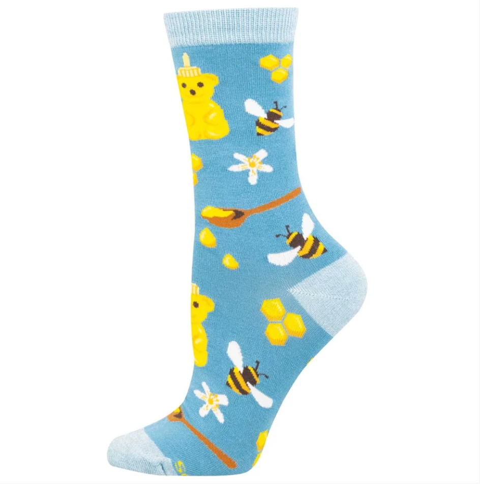 Socksmith bamboo graphic crew, women's sizing (40+ patterns)