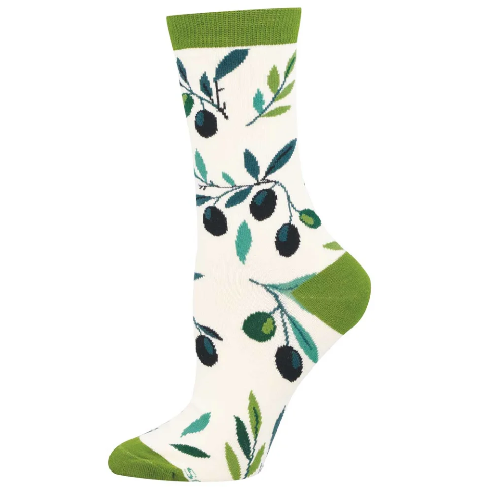 Socksmith bamboo graphic crew, women's sizing (40+ patterns)