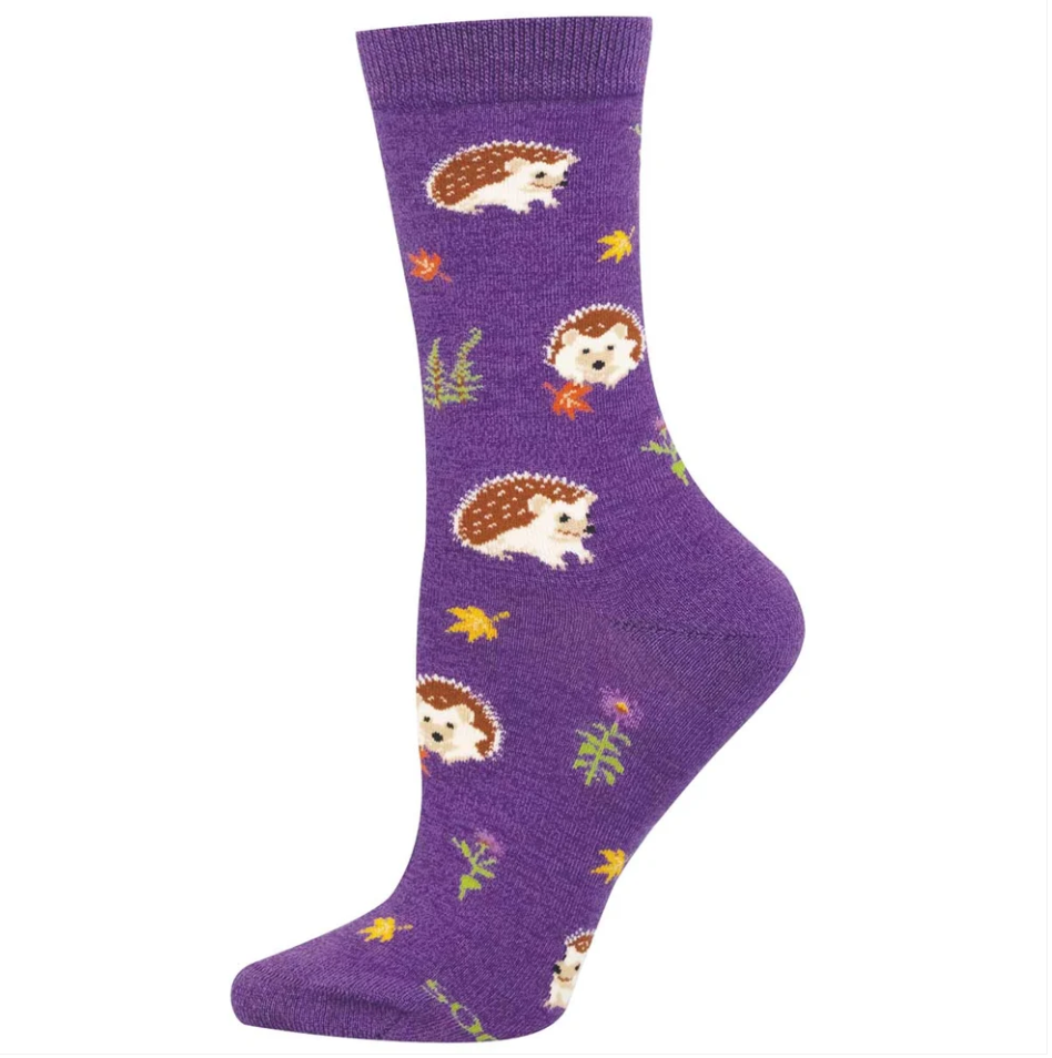 Socksmith bamboo graphic crew, women's sizing (40+ patterns)
