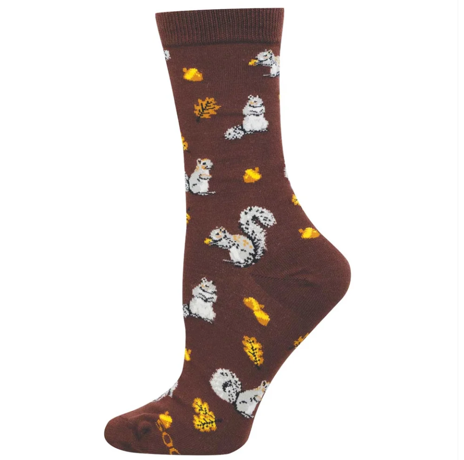 Socksmith bamboo graphic crew, women's sizing (40+ patterns)