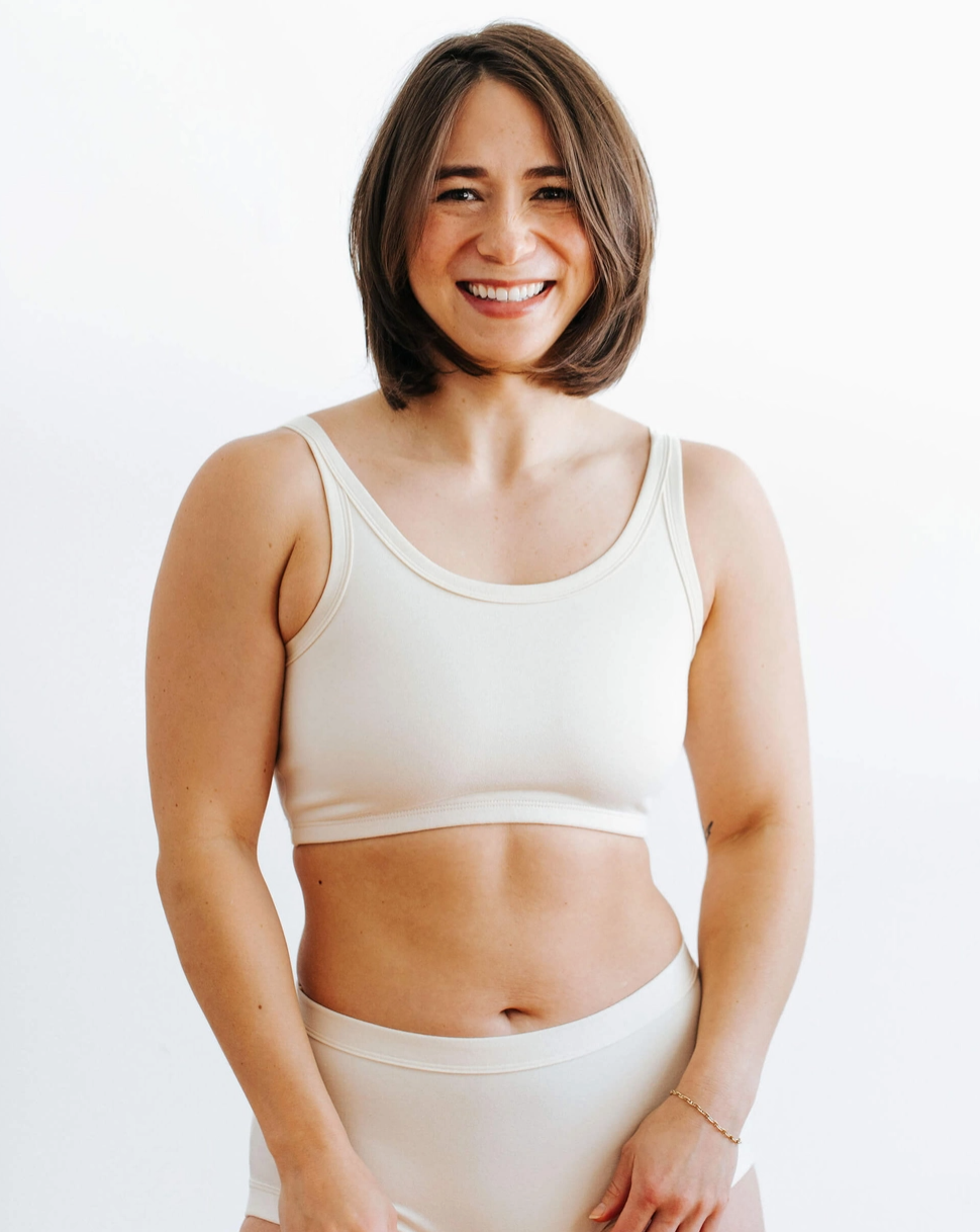 Thunderpants Longline bra, Electric Tiger print