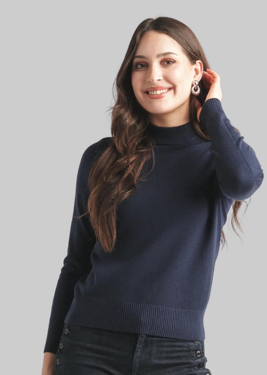 Papillon sweater 21268, essential mock neck (3 colors)