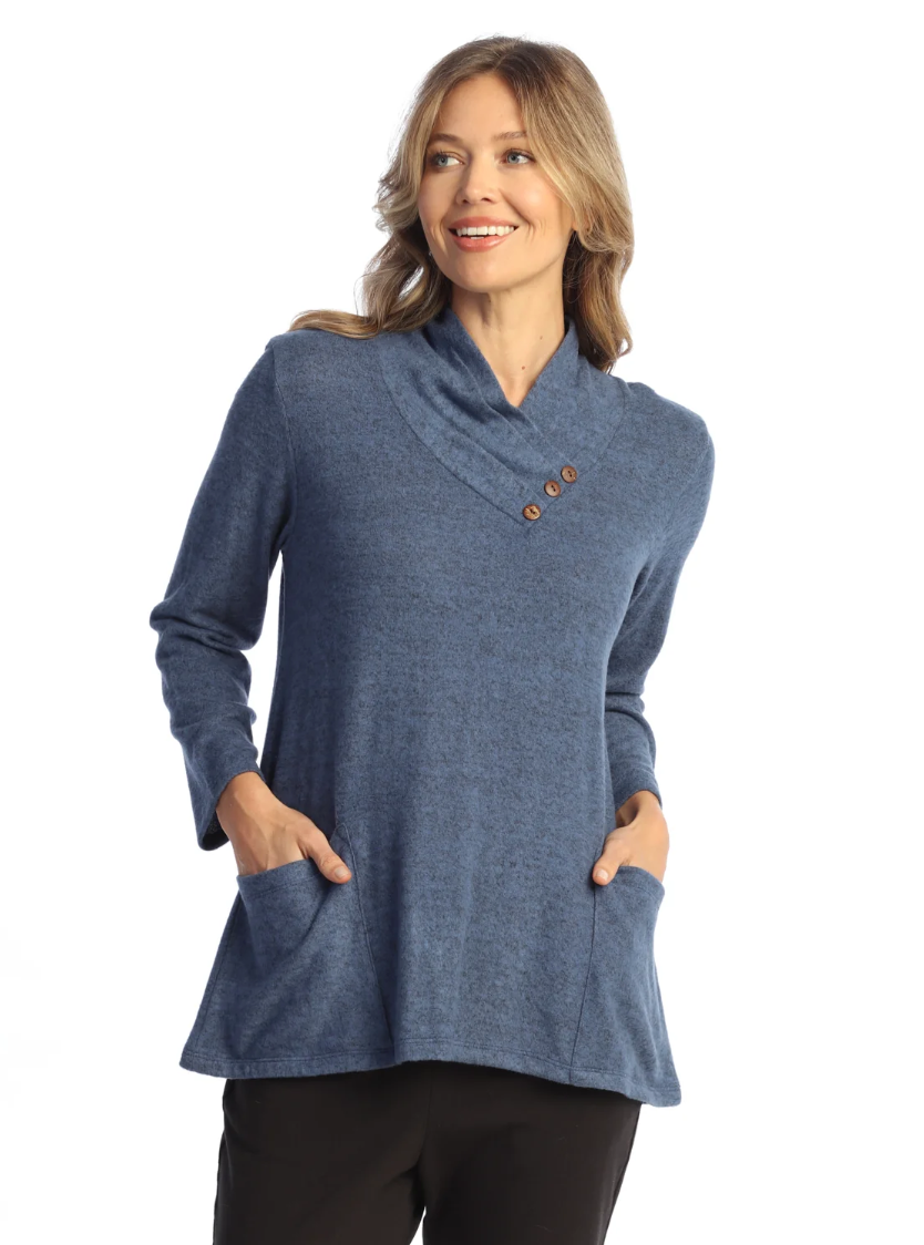 Jess & Jane shirt, brushed fleece VP5