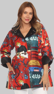 Oopéra raincoat, Harmony in Red Matisse