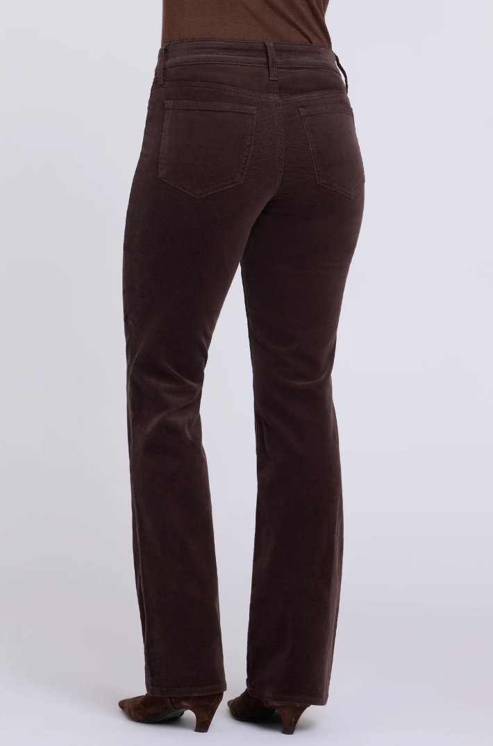 NYDJ Marilyn recta PETITE pana, tiro medio, cremallera (2 colores) Tallas en OFERTA