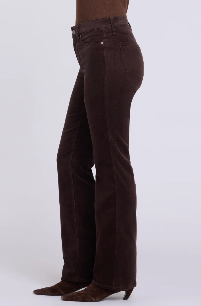 NYDJ Marilyn recta PETITE pana, tiro medio, cremallera (2 colores) Tallas en OFERTA