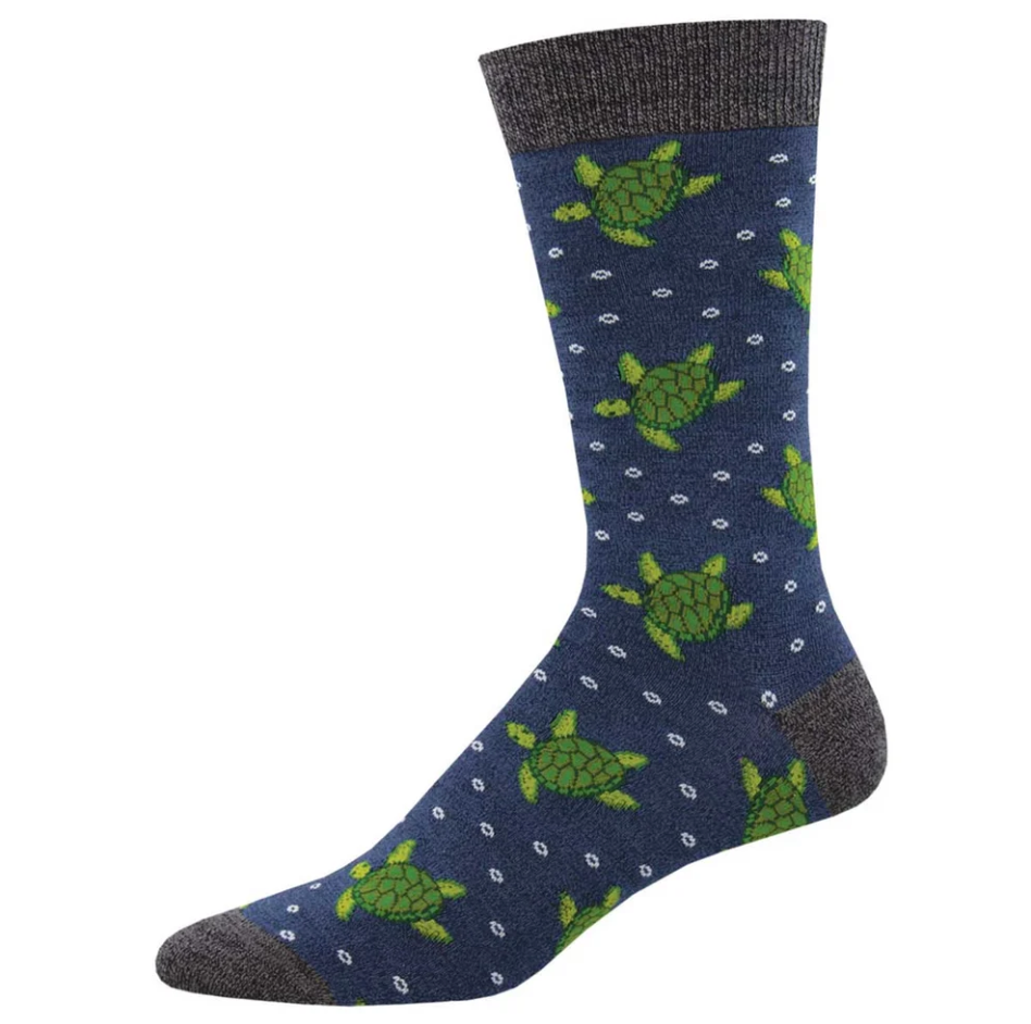 Socksmith bamboo graphic crew, MEN's sizing (20+ patterns)