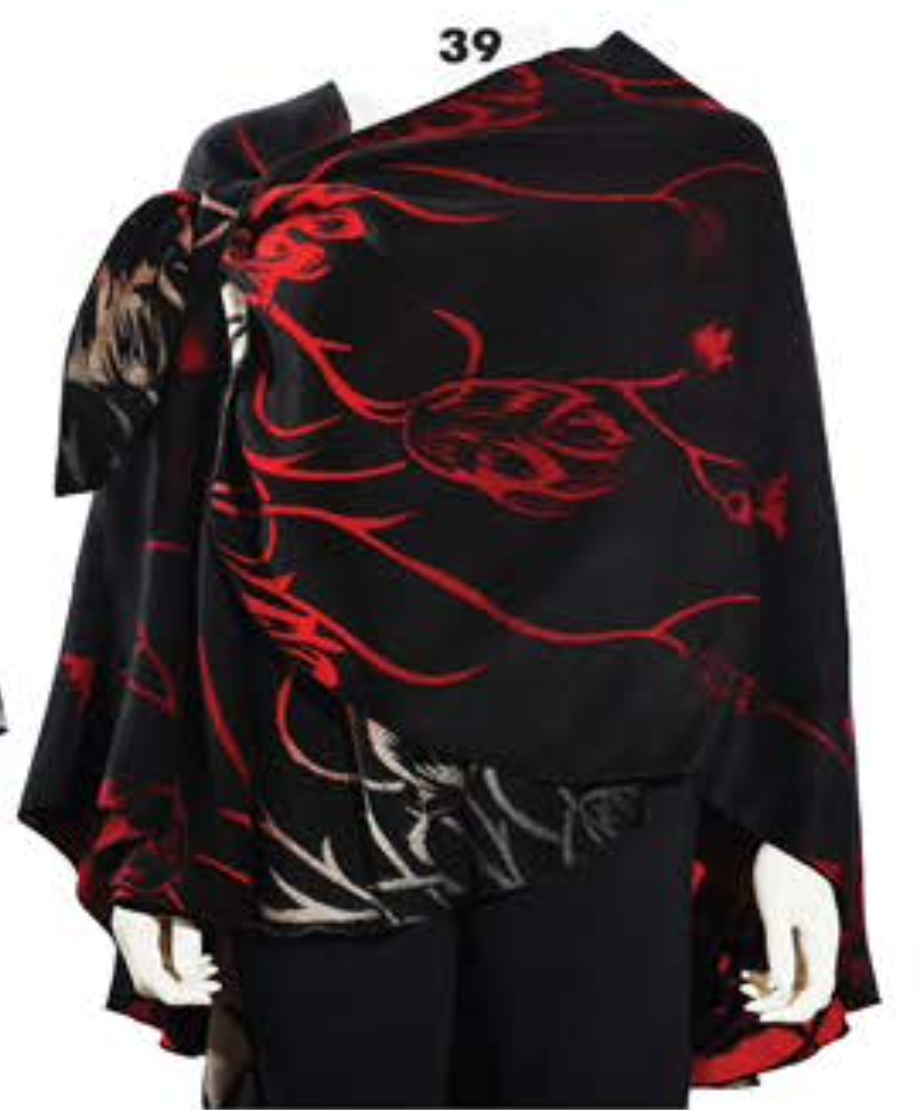 Rapti circle shawl, cashmere print (16 prints)