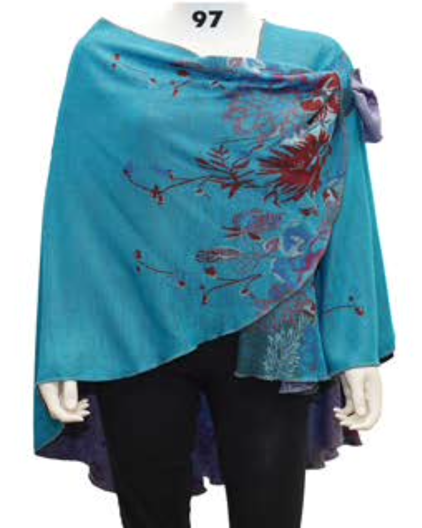 Rapti circle shawl, cashmere print (16 prints)