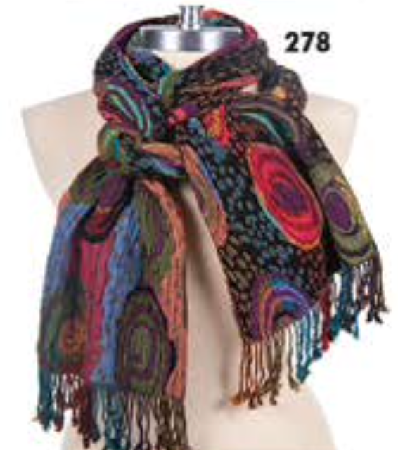 Rapti scarf 8402LY, silk/lycra print (8 prints/colors)