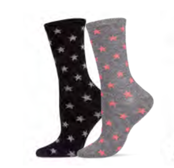 MeMoi socks MCL06443 Star Struck cashmere-blend crew