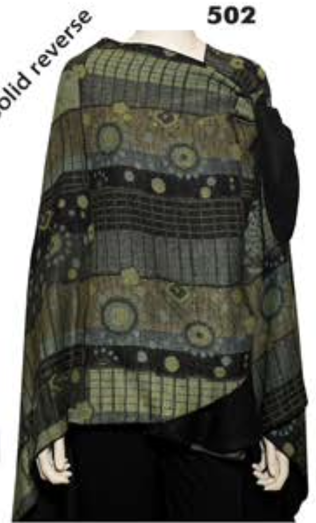 Rapti circle shawl, cashmere print (16 prints)