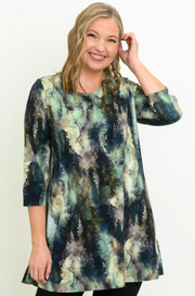 Camisa Blue Sky Jackie, estampado