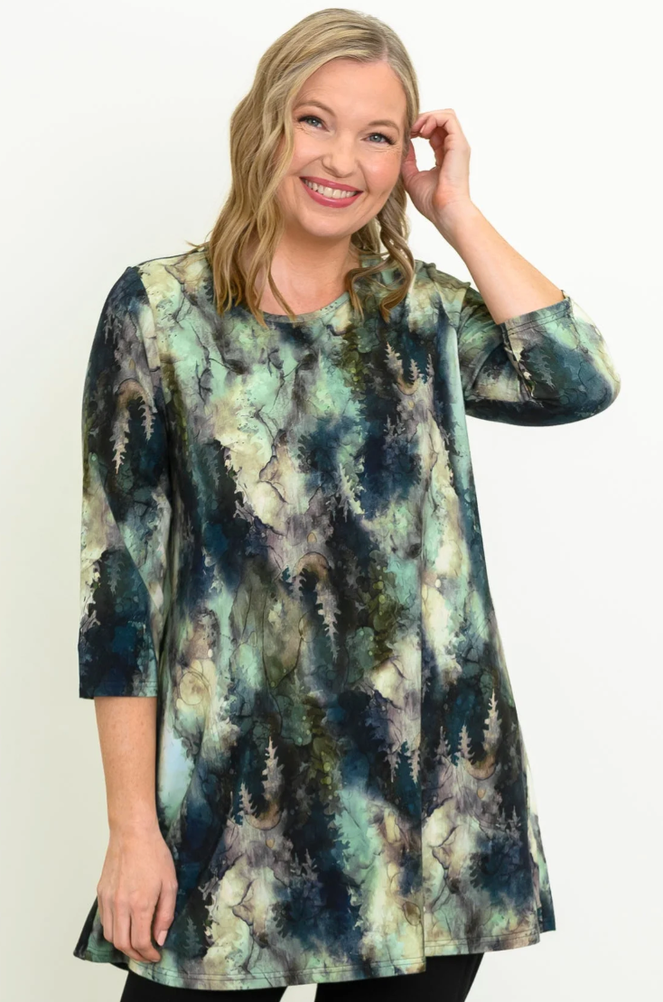 Camisa Blue Sky Jackie, estampado