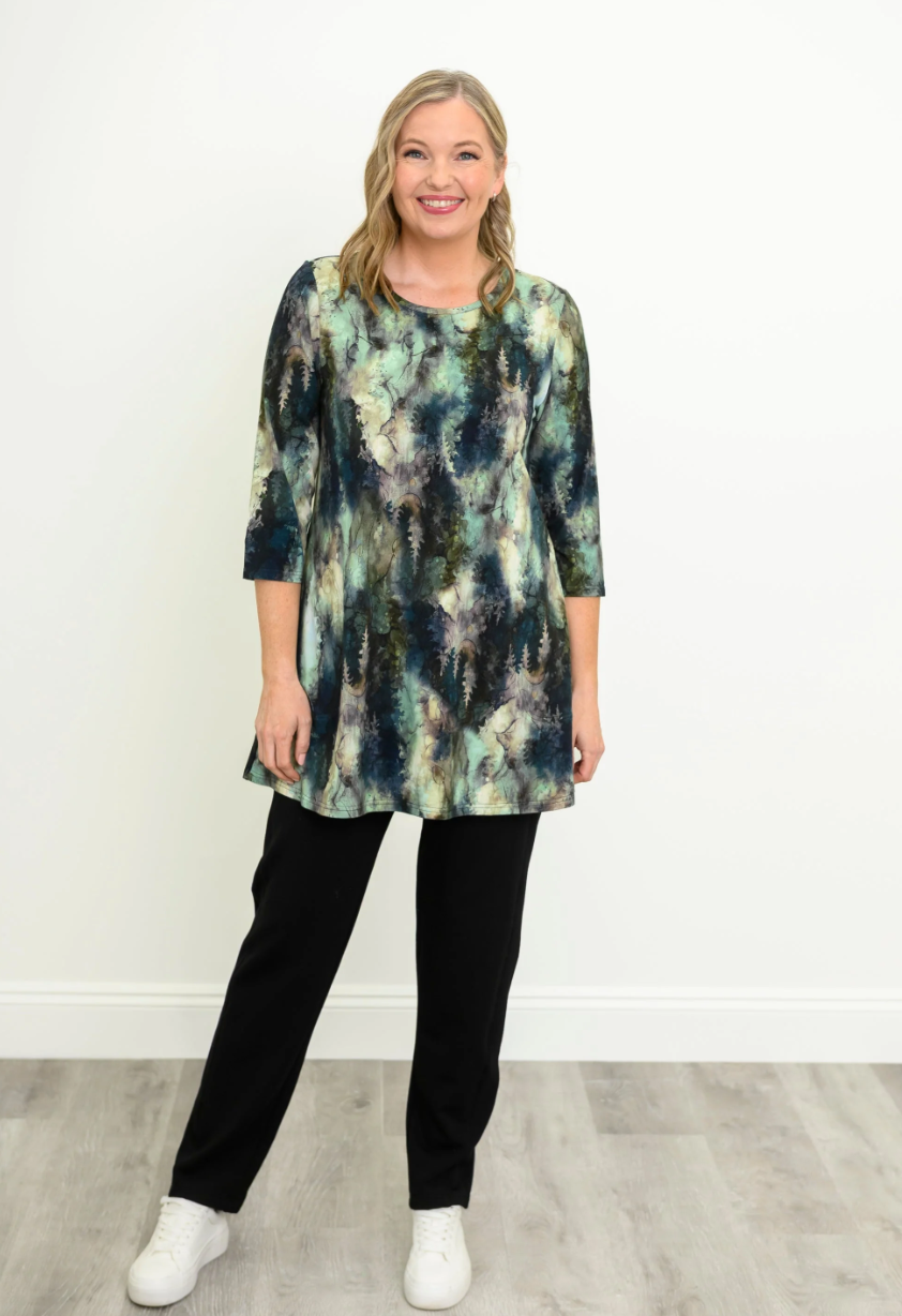 Camisa Blue Sky Jackie, estampado