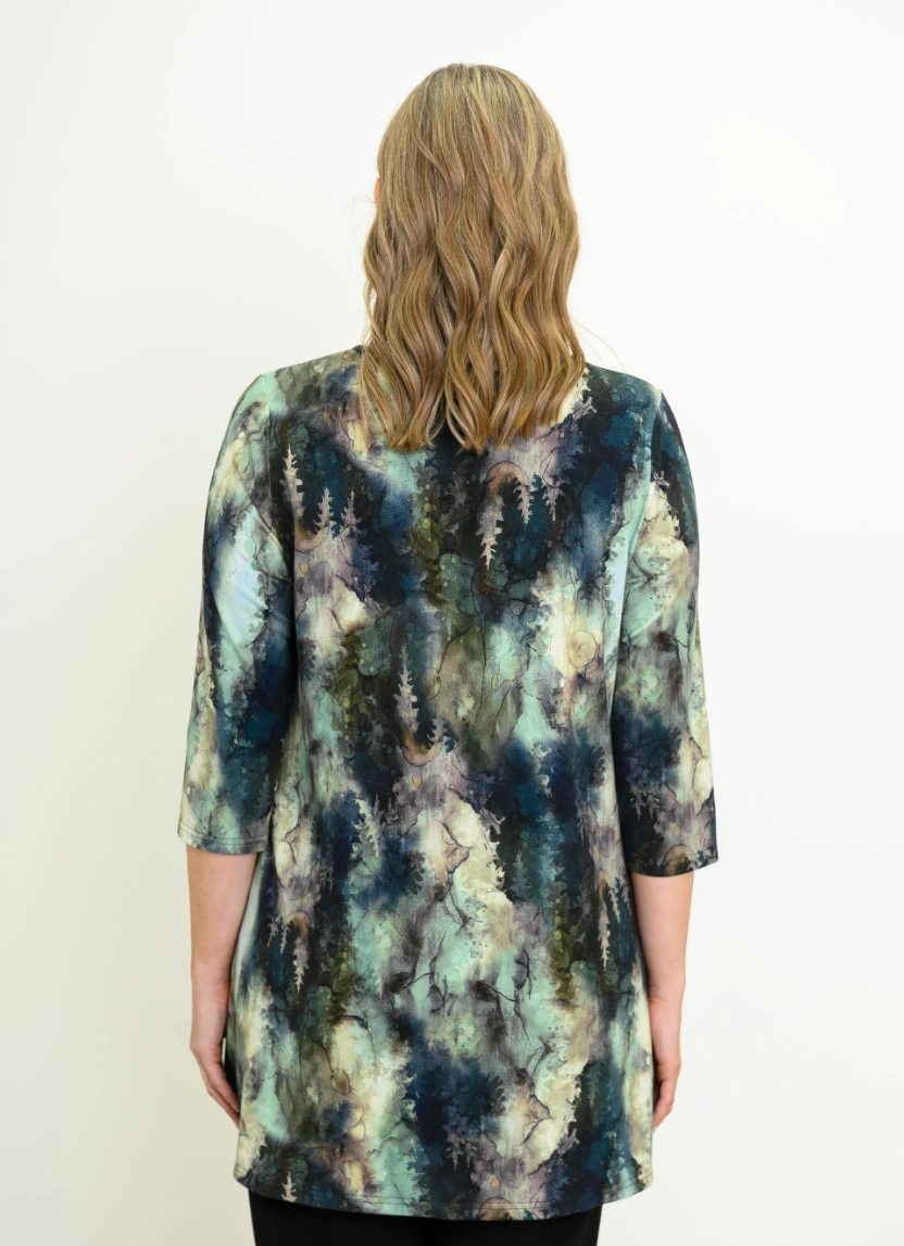 Camisa Blue Sky Jackie, estampado