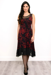Vestido Blue Sky Danube, estampado bambú (2 estampados)