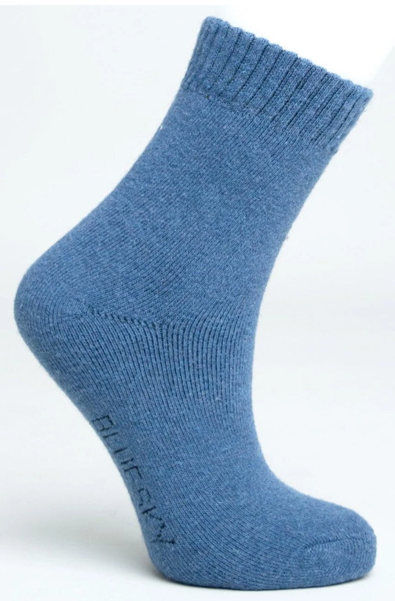 Blue Sky Socks for Literacy, MEN merino wool crew