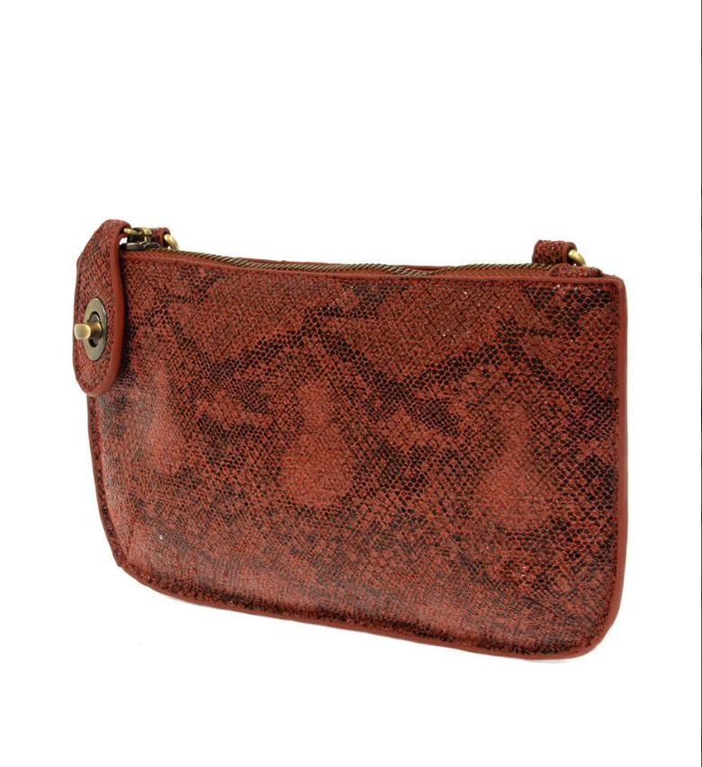 Joy Susan Python Mini Cross-Body Clutch (3 colors)