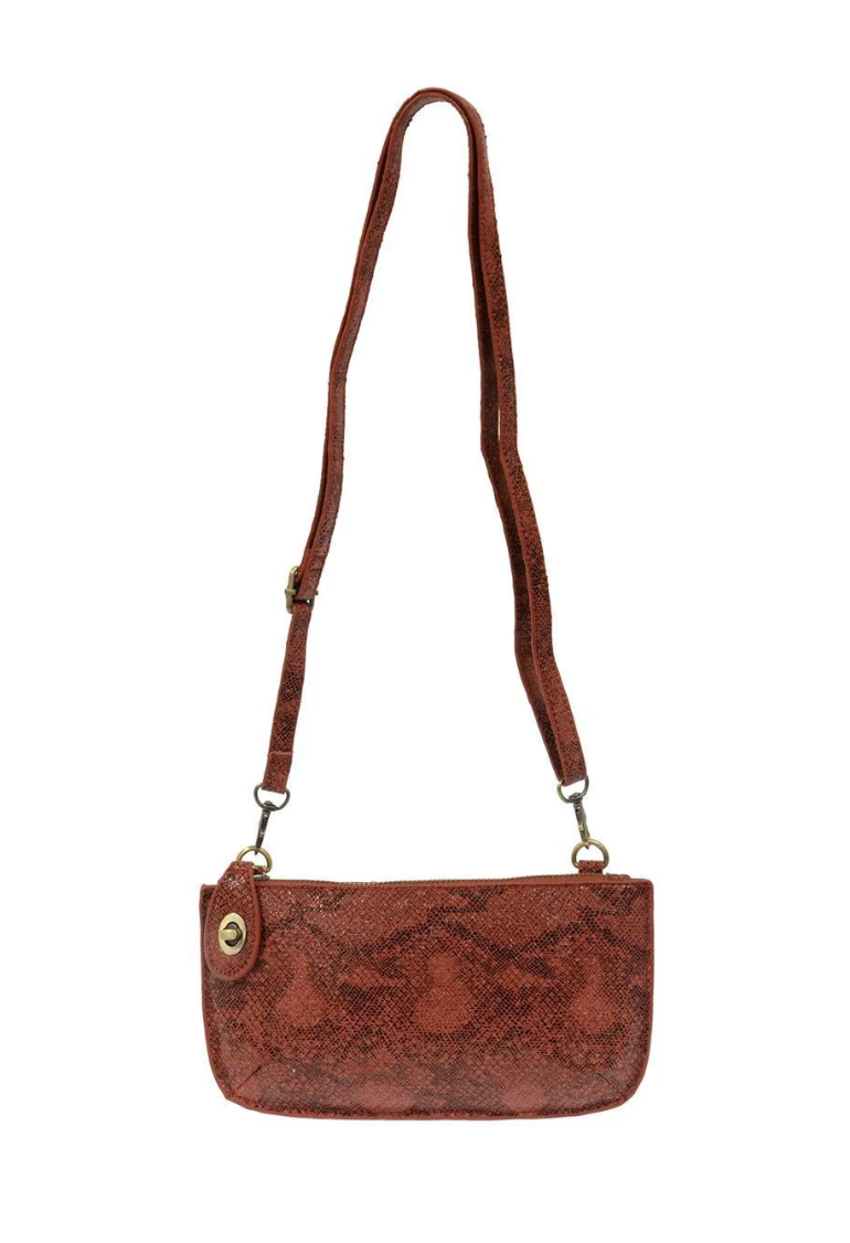 Joy Susan Python Mini Cross-Body Clutch (3 colors)