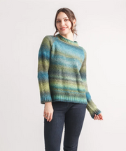 Papillon sweater 21208, ombre striped boucle (2 colors)