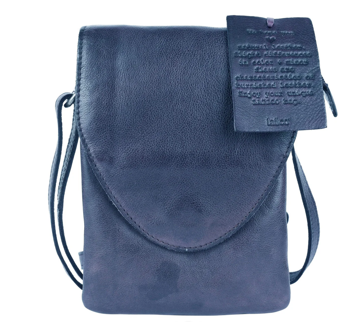 Monedero de piel Latico, bandolera Pippa