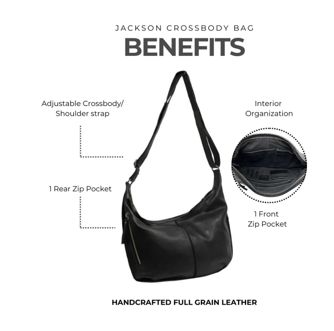Bolso de cuero Latico, bolso de mano/hombro Mar