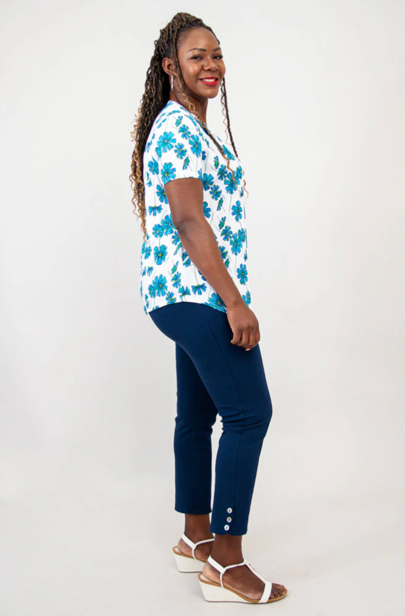 Blue Sky Bailey shirt, bamboo linen short sleeve SALE Size 2X