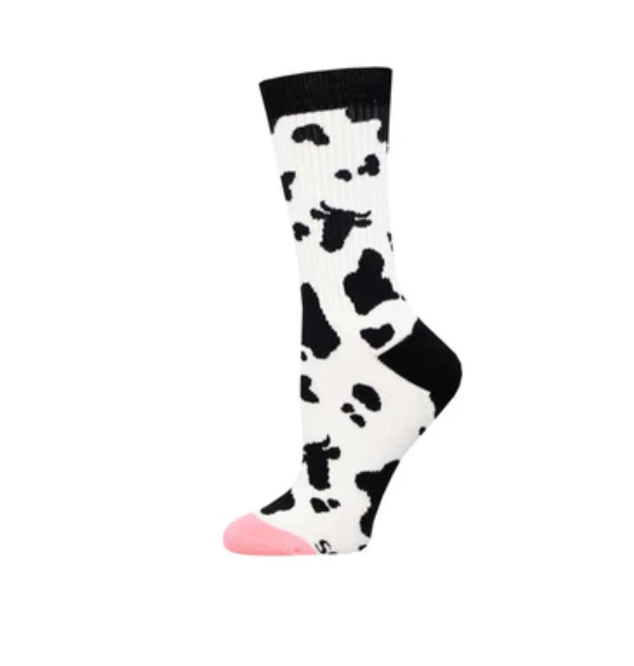 Socksmith Active cotton crew socks, women's sizing (7 patterns)