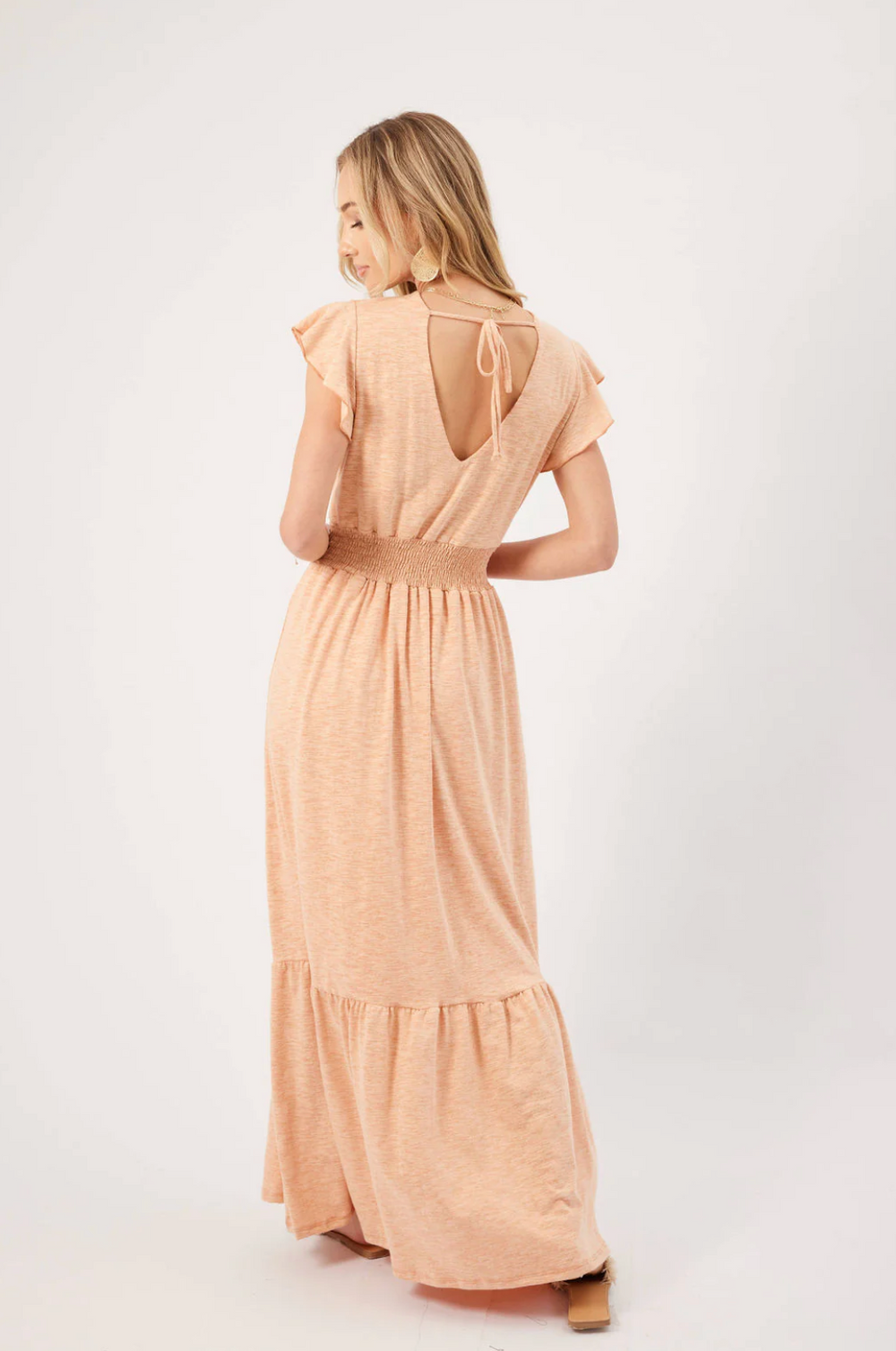 Kylie Paige Mia dress, cotton slub maxi SALE Sizes S, L