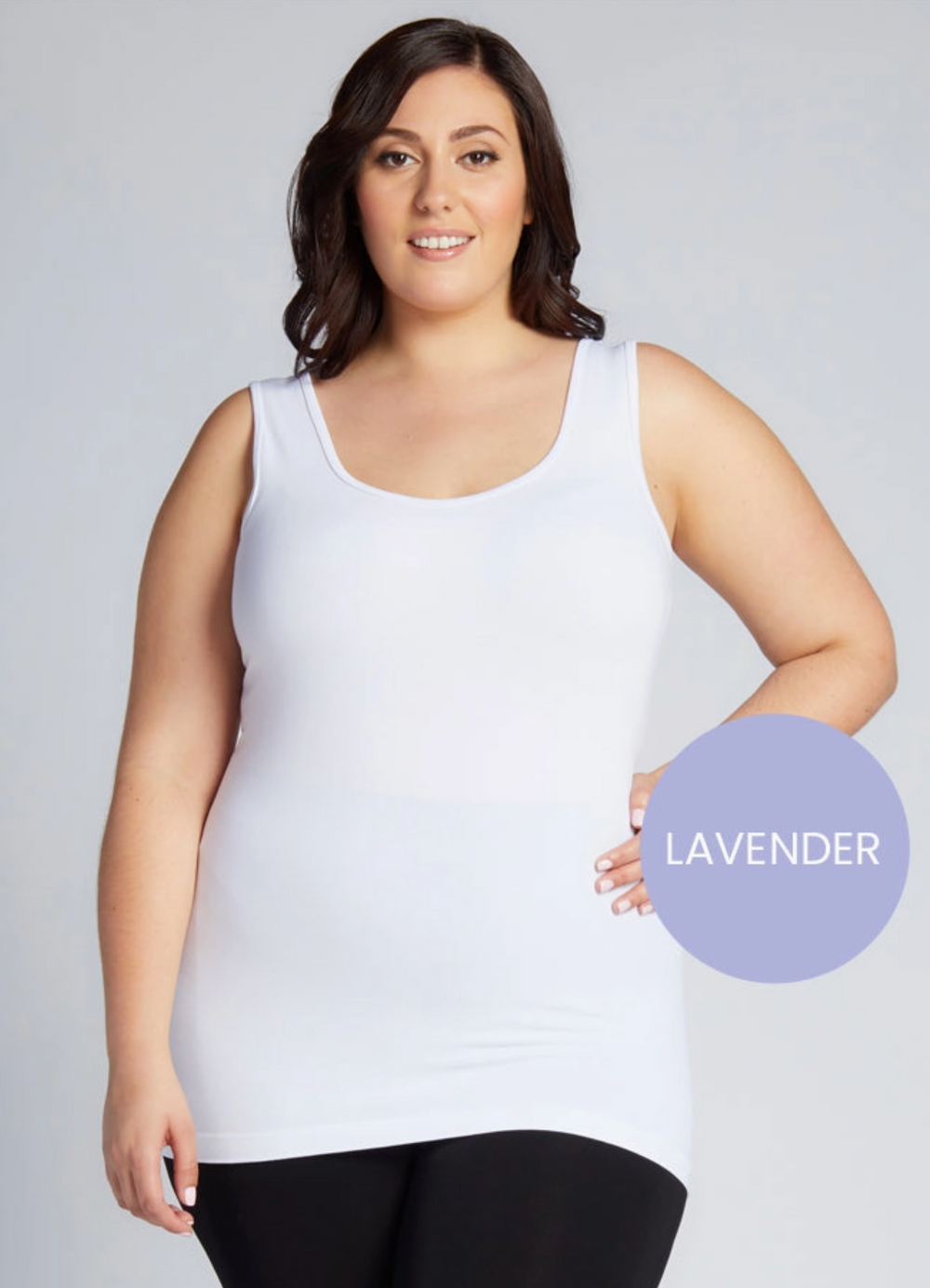 C'est Moi tank, bamboo plus size (4 colors)