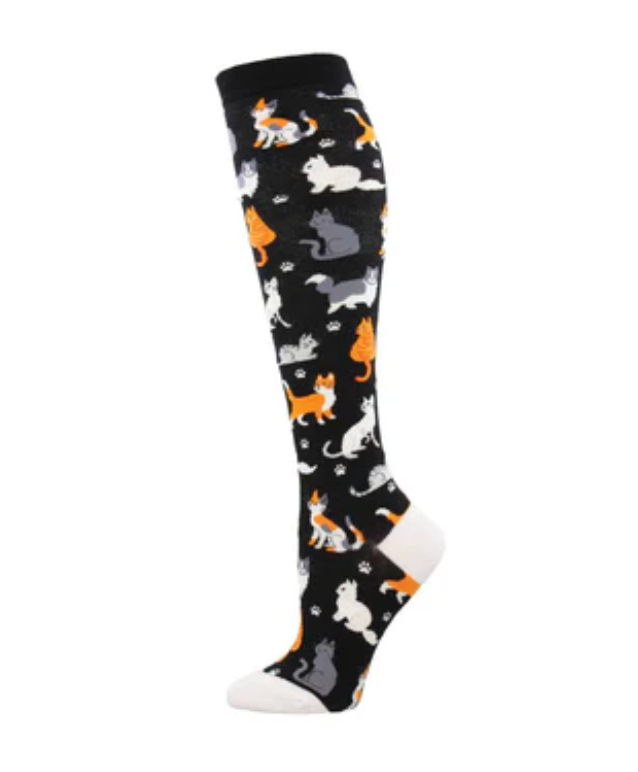 Socksmith graphic  cotton knee high, women's sizing