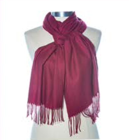 Rapti scarf (633S), cashmere solid (7 colors)