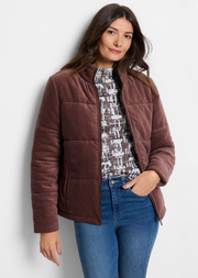 Nic + Zoe jacket/coat 241528, velvet puffer