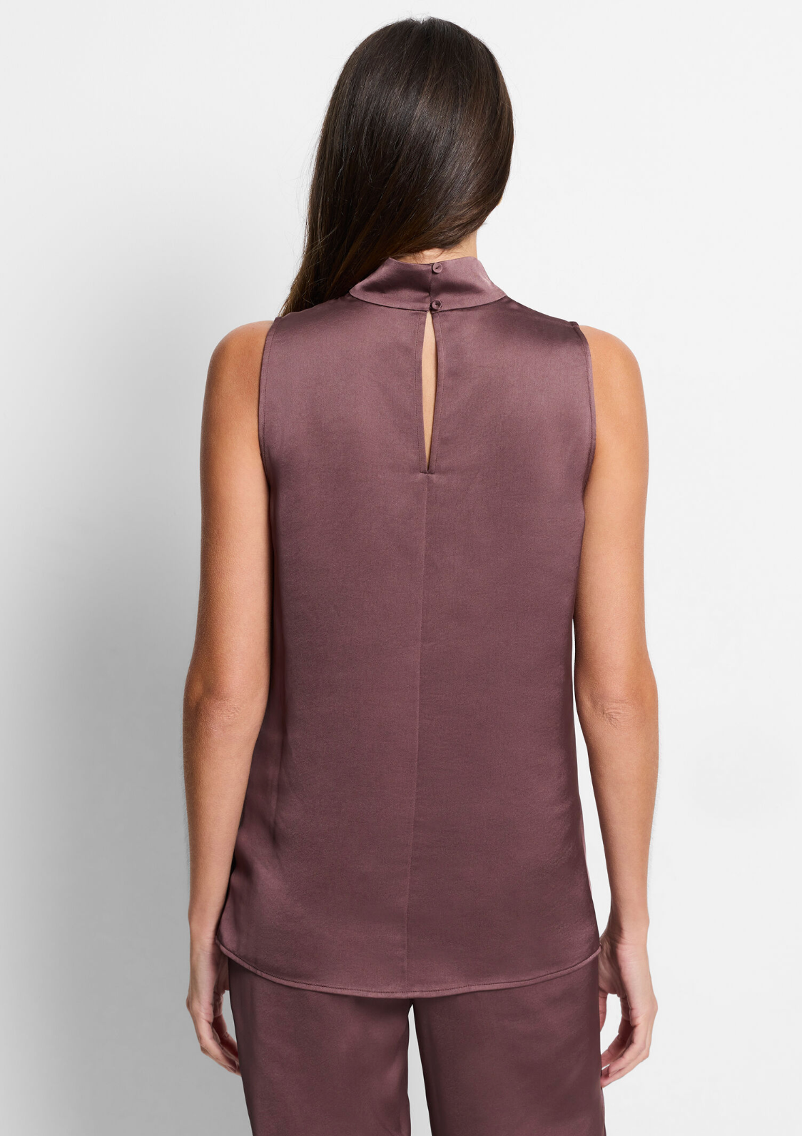 Nic + Zoe tank 241650, luxe satin drapeneck SALE Sizes M
