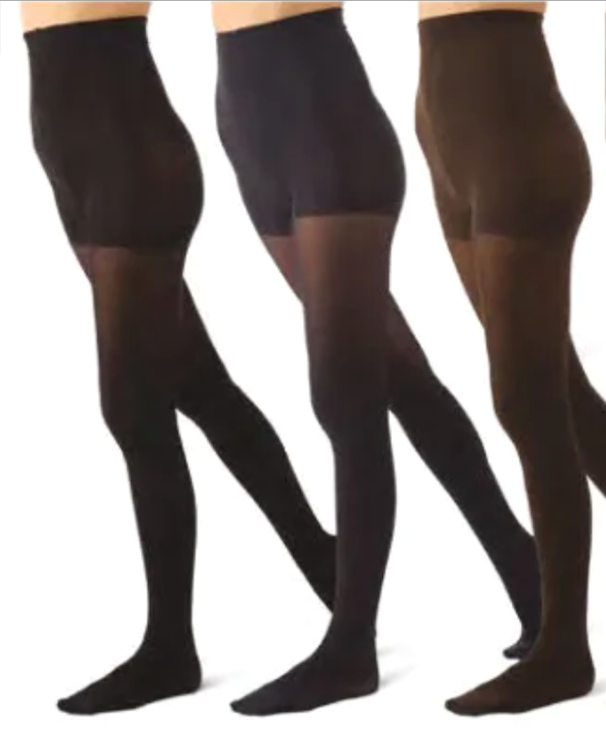 MeMoi tights MO-312, perfectly opaque control top (footed)