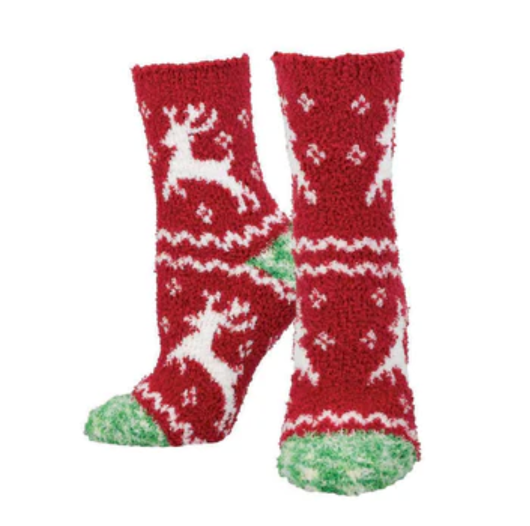 Socksmith Warm & Cozy crew, women's sizing (5 prints/colors)