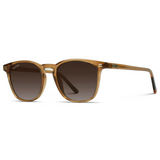 WMP Nick polarized sunglasses, crystal brown/brown