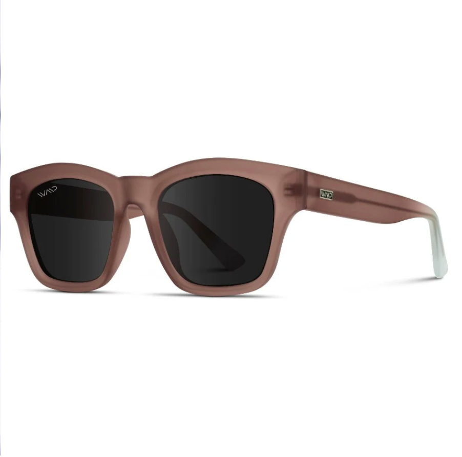 WMP Sedona polarized sunglasses, frosted red rock/black