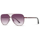 WMP Jade sunglasses, burgundy/burgundy